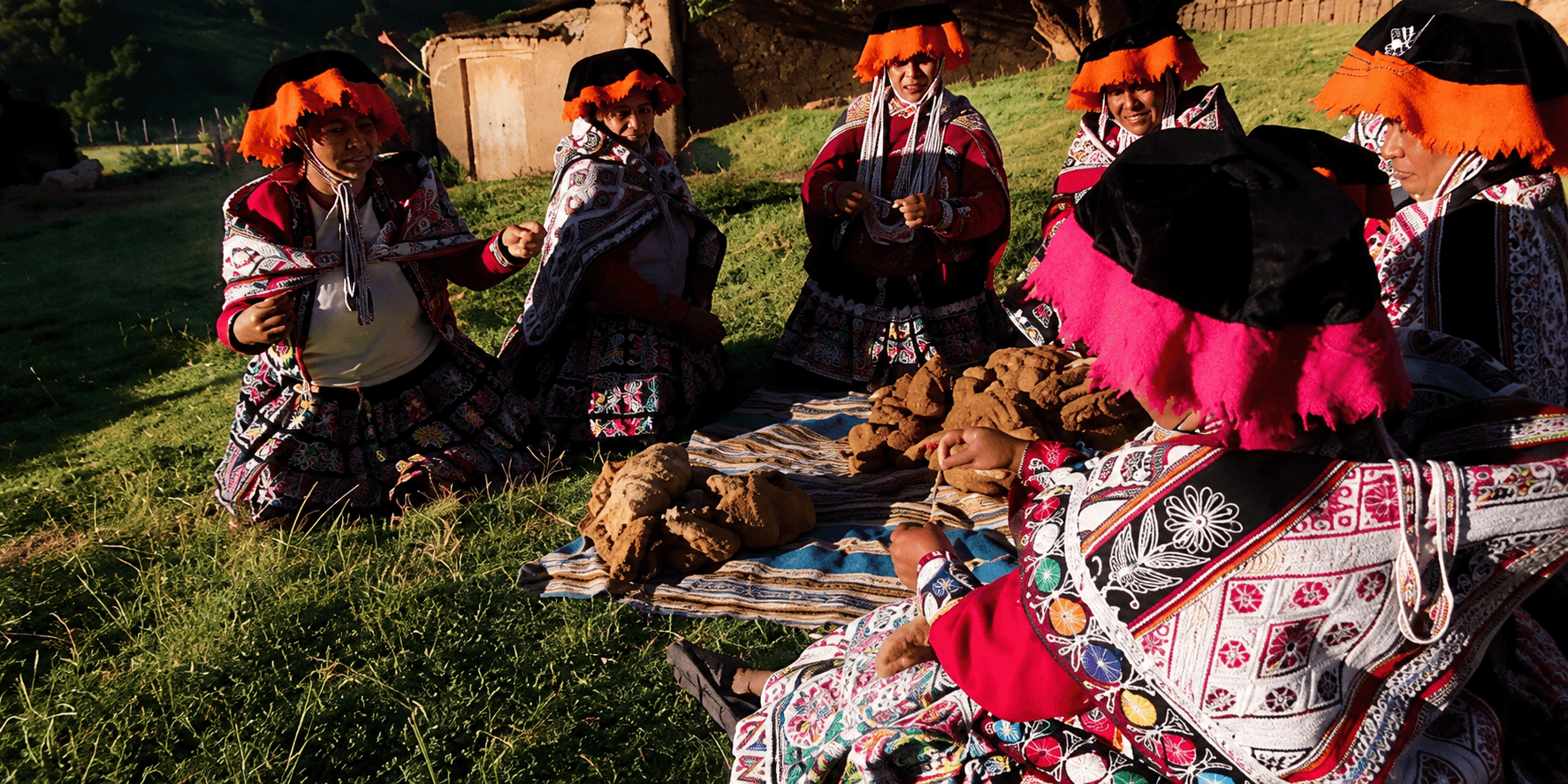 Tejido tradicional peruano
